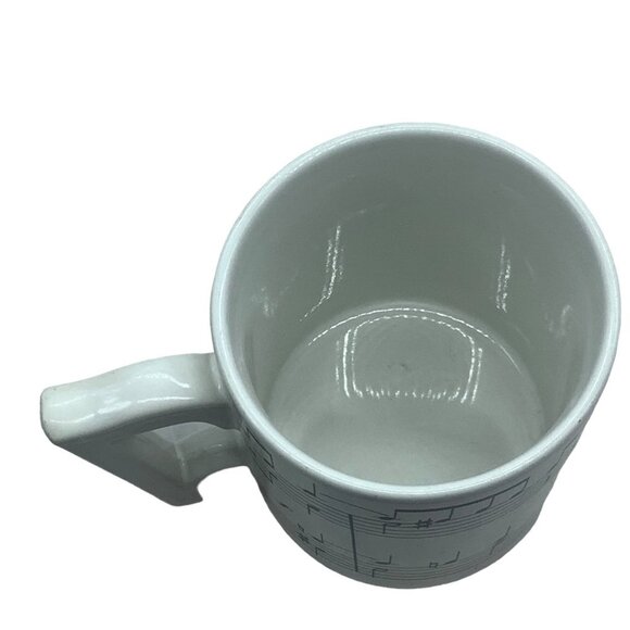 Vtg 1984 Chadwick Miller Musical Sheet Music Notes Cup Mug Note Handle Composer - Picture 4 of 6